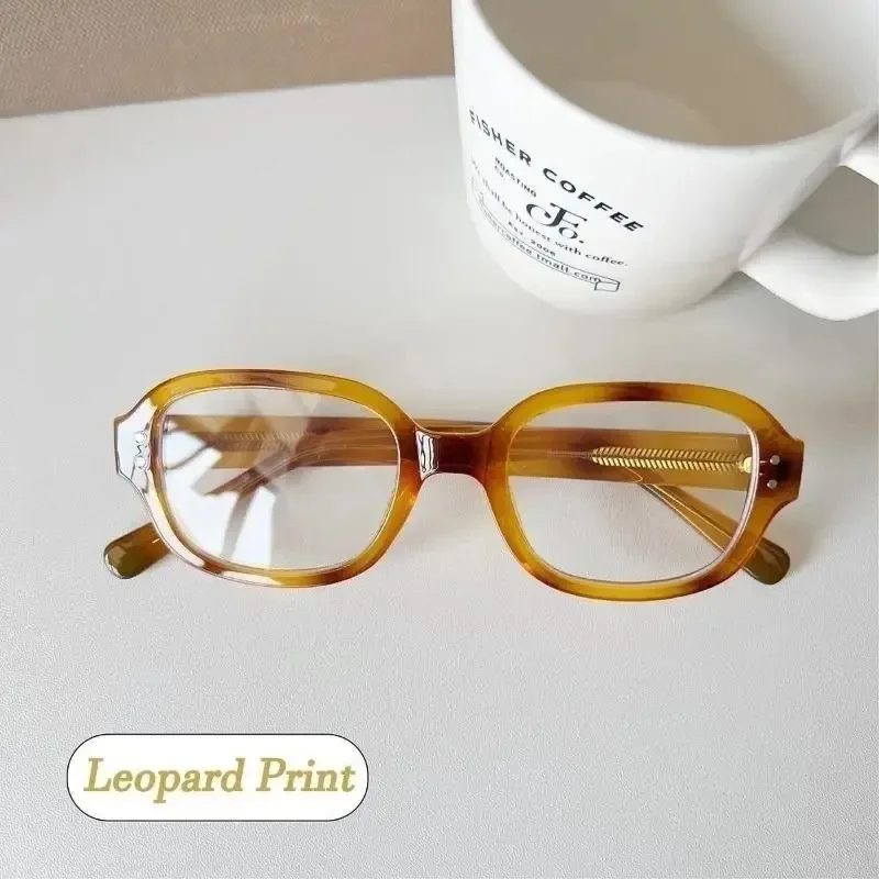 نظارات كلاسيكية Y2k بإطار كامل تحجب الضوء الأزرق للنساء نظارات عصرية بإطار سميك من البولي كربونات للحفلات