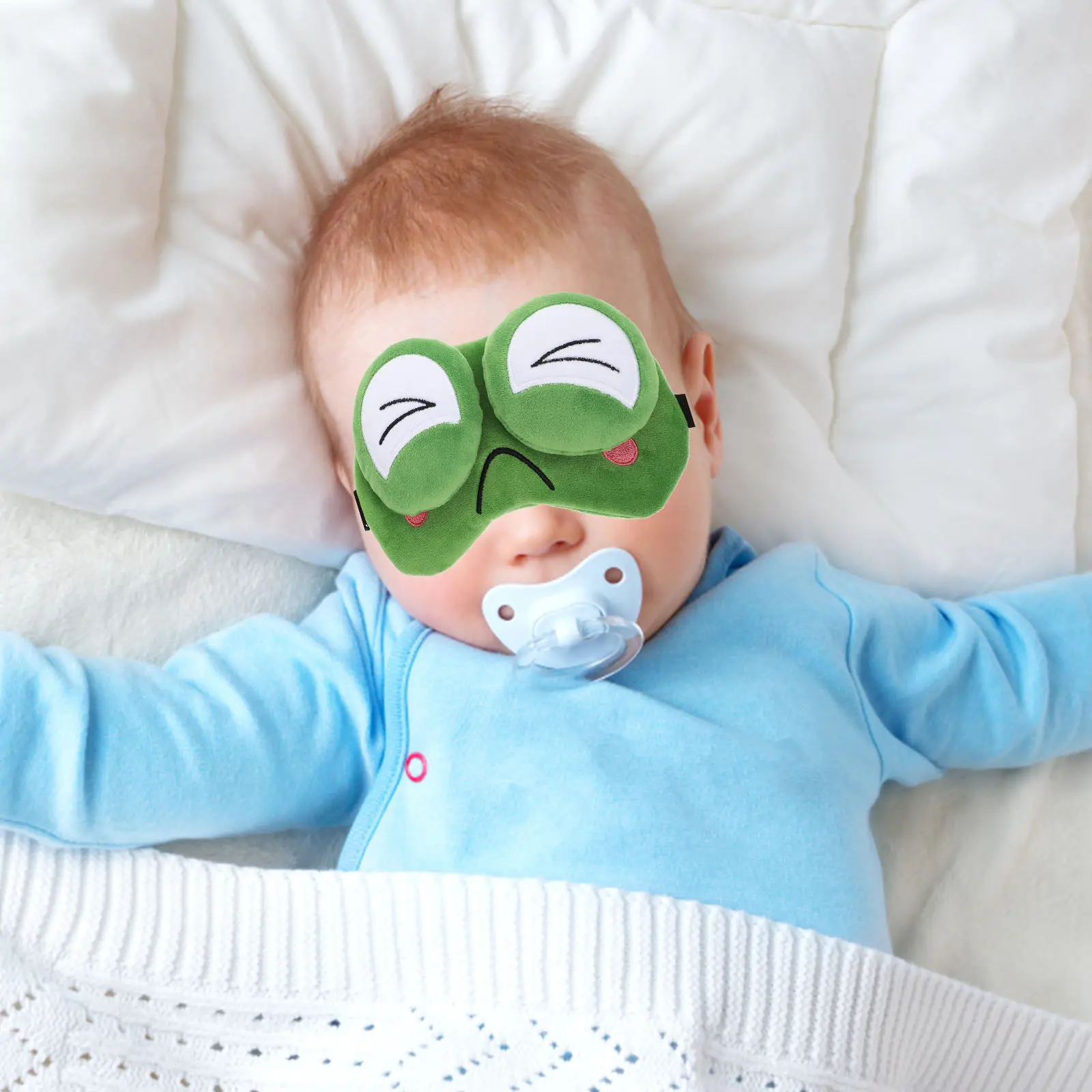 

1 шт. Гелевая маска для глаз в форме лягушки, легкая, дышащая, для глубокого сна, снятия давления на глаза, для кемпинга, путешествий, для здоровья