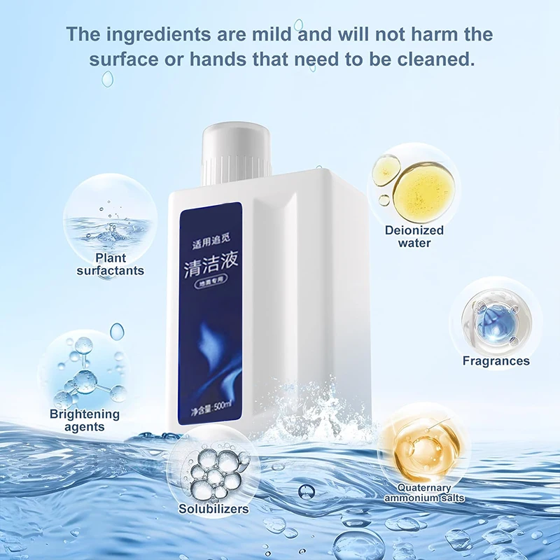 500ml Cleaning Fluid For Dreame X40 Ultra\X30 Ultra\H11/H11 Max/H12/H13/H12 Pro / M12 /W10 Vacuum Cleaning Solution Replacement view 2