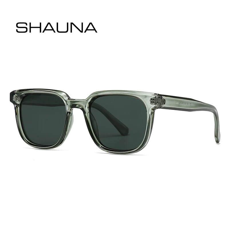 

SHAUNA Ins Popular Fashion Square Sunglasses Women Retro Blue Trending Men Shades UV400 Sun Glasses