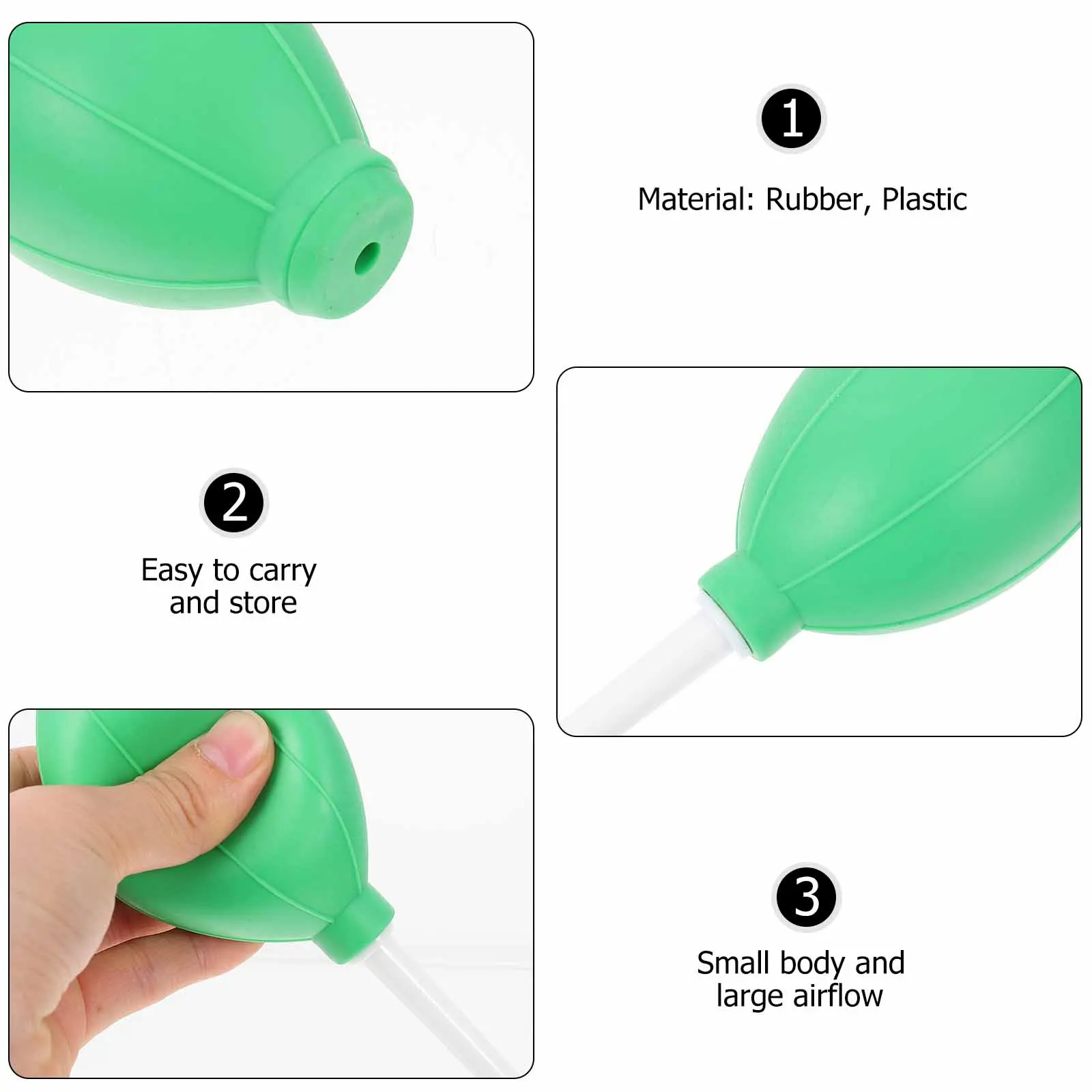 

8Pcs Portable Air Blower Dust Cleaners for Camera Lens Laptops Glasses Safe Practical Air Blower Dust Cleaners