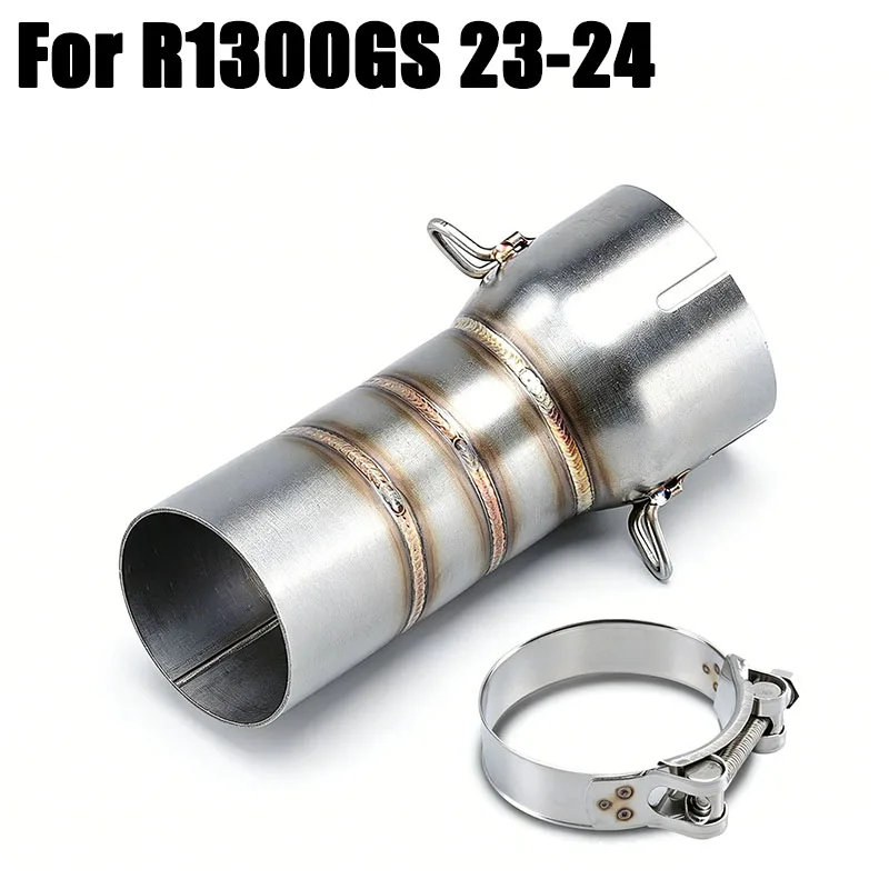 

For R1300GS Motorcycle Exhaust Moto Systems Mid- Link Pipe Connect Original Fit For R1300GS 2023 2024