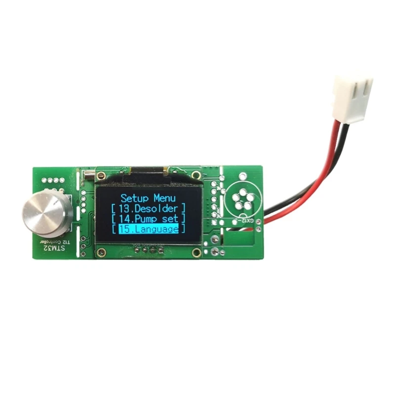 Estação ferro solda eletrônica STM32 OLED controlador temperatura kits DIY