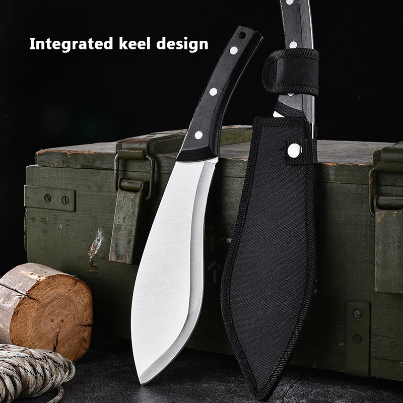 new Outdoor survival portable knife, sharp and high-hardness tactical self-defense knife, camping portable small straight knife