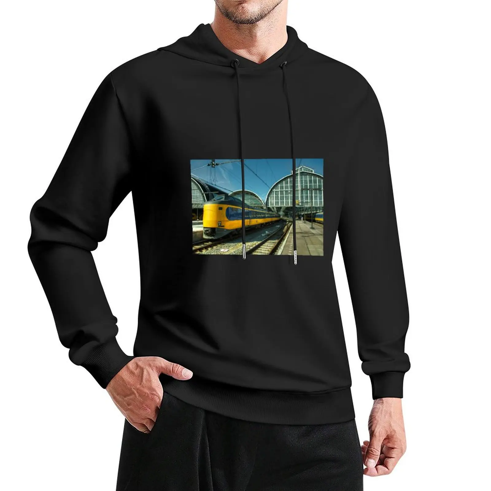 

Dutch Intercity Materieel Pullover Hoodie mens clothes mens clothing men clothing graphic t shirts men autumn hoodie