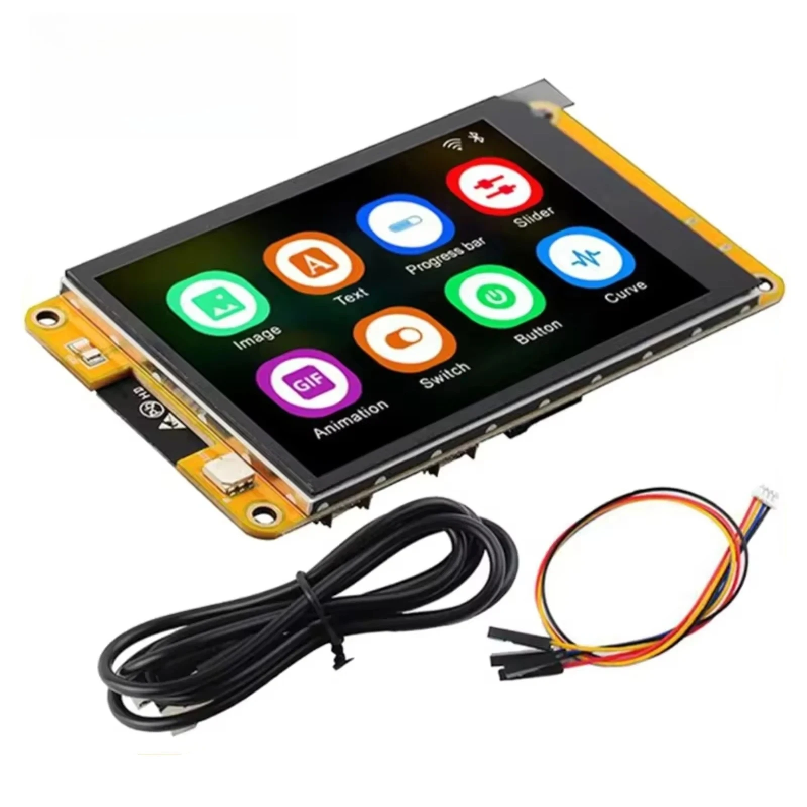 ESP32-3248S035 Pantalla inteligente de 3,5 pulgadas ST7796 Pantalla táctil resistiva/capacitiva 320x480 con Wi-Fi/diente azul