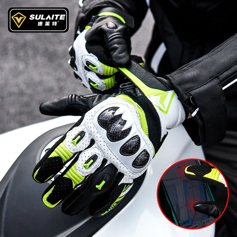 guanti-da-moto-sulaite-g7-aggiornati-in-fibra-di-carbonio-3k-antiurto-con-dita-intere-o-mezze-dita-touchscreen-guscio-rigido-in-tpu-e-spugna-antiurto