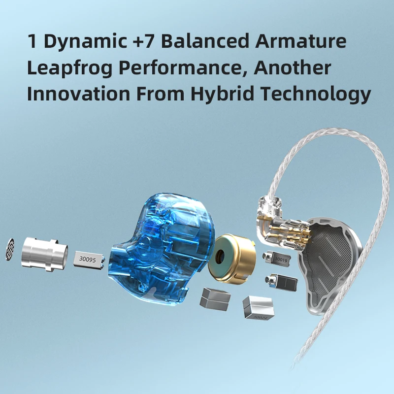 KZ ZAX 7BA 1DD 16 Unit Hybrid In-ear Earphones Metal HIFI Headset Music Sport KZ ZSX ZS10 PRO AS12 AS16 CA16 C10 PRO VX BA8 DM7
