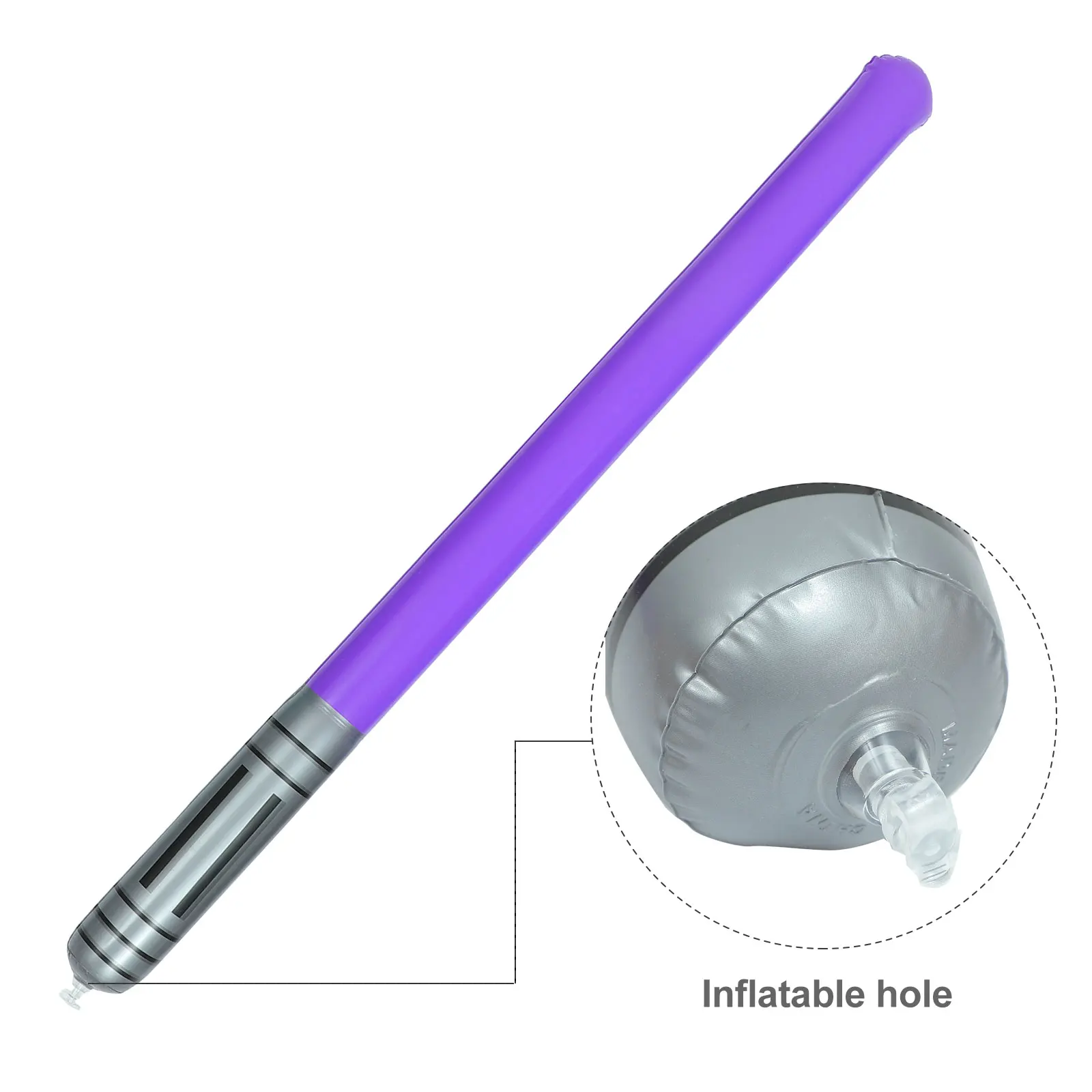 

10 Pcs Balloons Props Inflatable Colorful Sticks Long