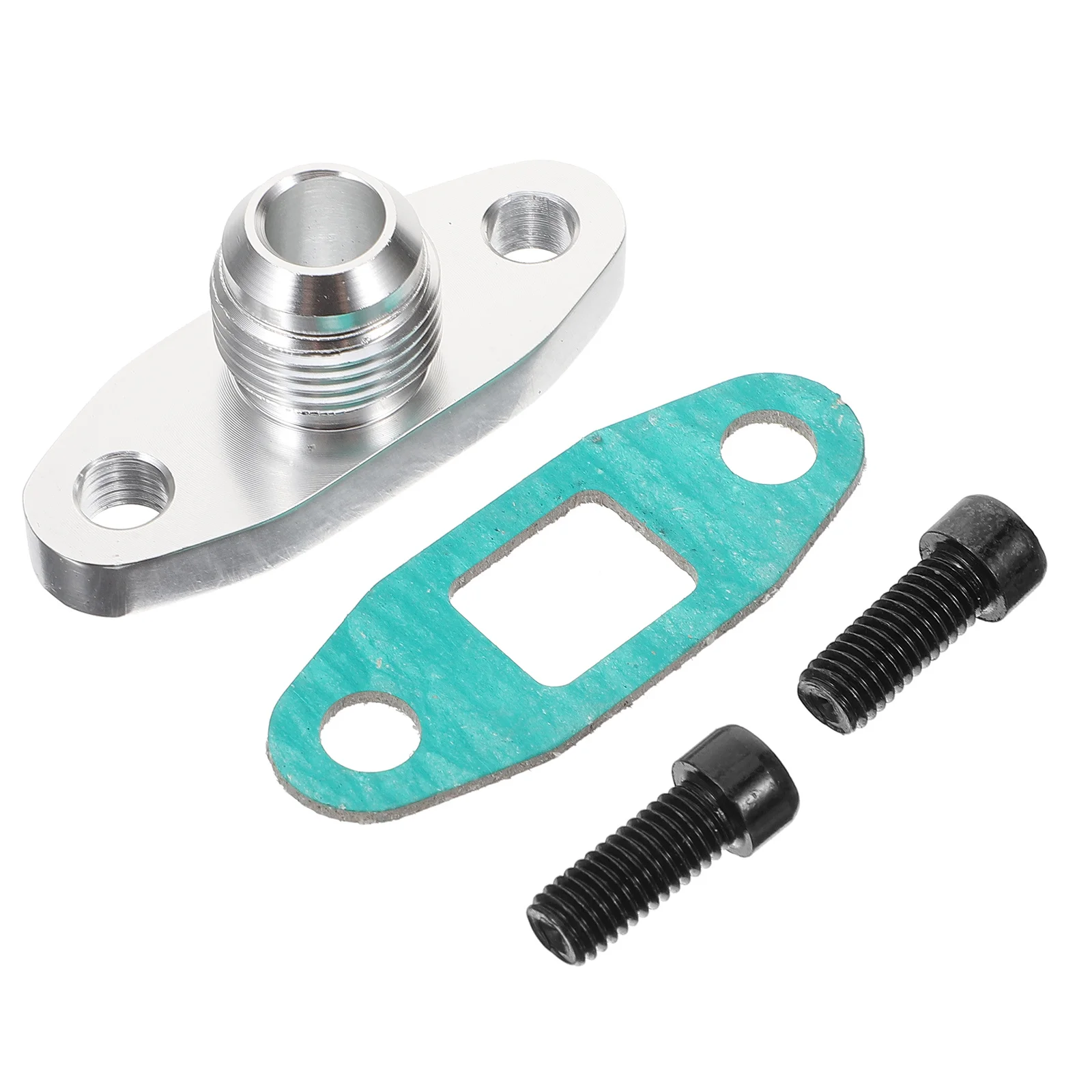 

1Set Turbo Oil Drain Flange and Gasket Set Strong Resistance to Breakage Enhanced Drainage Efficiency for Car Turbo Accessories