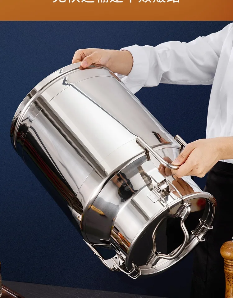 304 food grade stainless steel sealed barrel