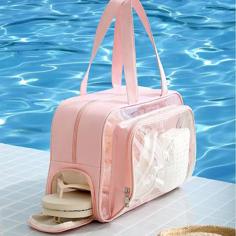 

Large-capacity dry and wet separation fitness sports bag travel thickened storage waterproof fully enclosed swimming bag