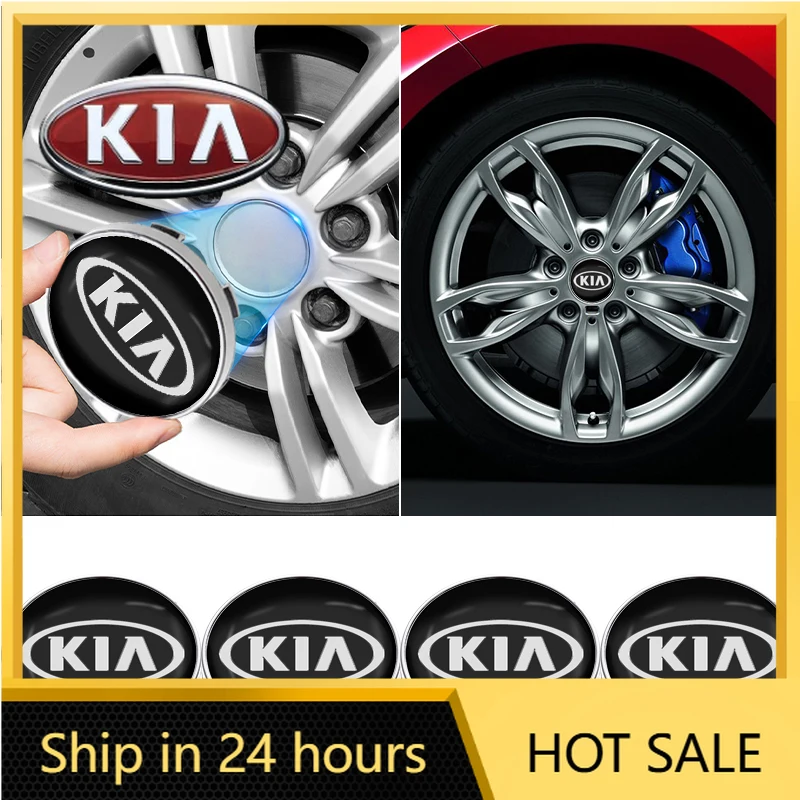 

Наклейки на колесные диски 2026, 4 шт., 60 мм, для стайлинга автомобиля, эмблемы-наклейки на центральные колпаки для KIA Sportage, Rio 3, Soul, Optima, Ceed, P
