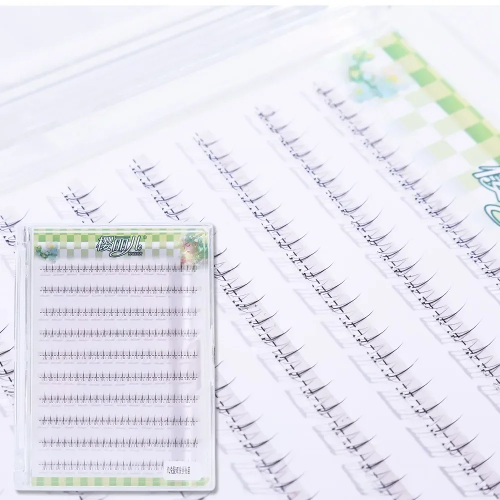 10 صفوف ذاتية اللصق أسفل الرموش السفلية لا حاجة للغراء قابلة لإعادة الاستخدام كاذبة تحت الرموش العنقودية الطبيعية مانغا رمش ماكياج أداة