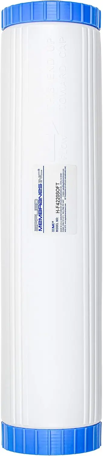 

4.5" x 20" Water Softening Filter Cartridge for 20" Housing, Ion Exchange Resin Reduces Hard Water Scale