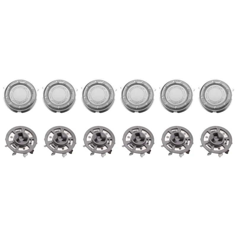 SH50/52 per lama di ricambio per rasoio elettrico Philips Norelco serie 5000, compatibile con testine di rasatura, Set da 6 pezzi