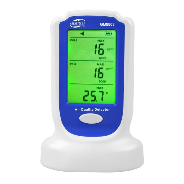 Benetech GM8803 Digital LCD Display Air Quality Detector Concentration Sensor Air Pollution Detector