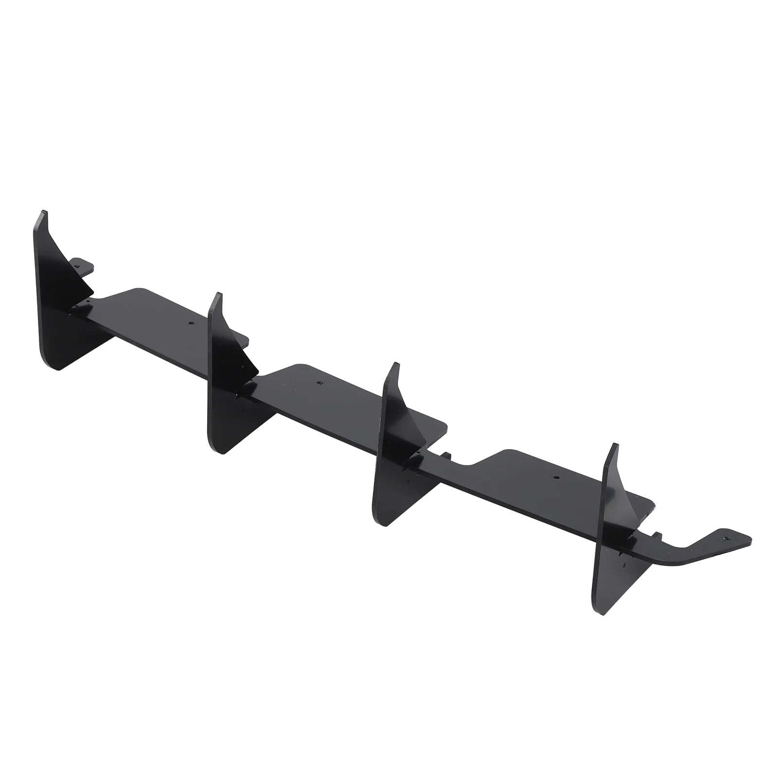 المصد الخلفي الجناح الشفاه الناشر المصد الخلفي الشفاه المفسد أسود لامع لاستبدال الفئة A W176 A45 AMG 2013 إلى 2018 #3