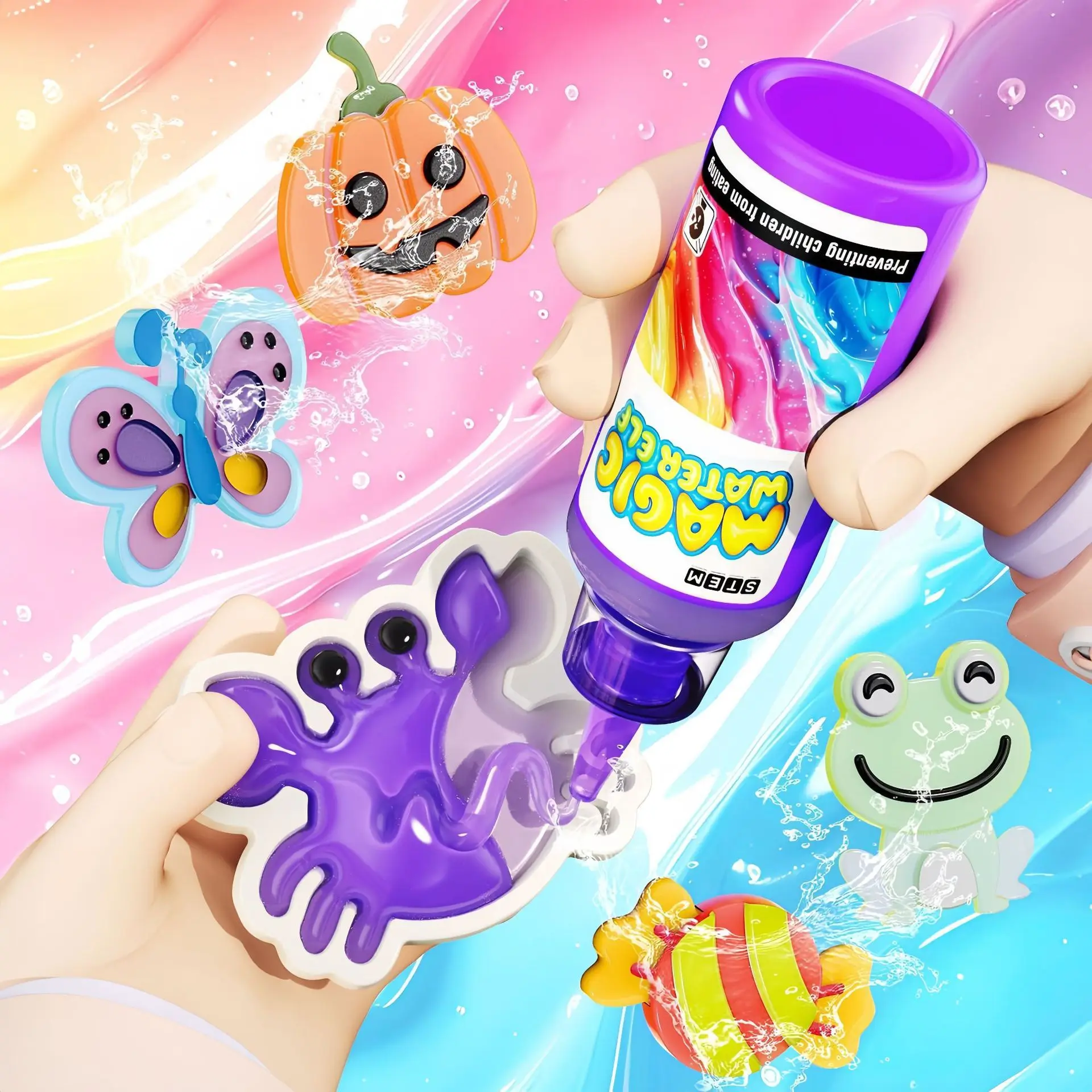 Magic Water Elf  DIY Set Magic Water Baby Hydrogel Handmade Little Artist Graffiti Toys Children's Creative Handmade Gifts view 3