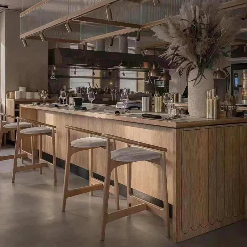 custom.Modern Stepped Cash Register Home Bar Apartment Hall Versatile Checkout Counter Living Room Panel Convenient