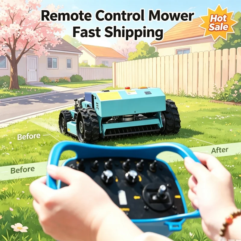 Customized Factory Direct Cordless Lawn Mower Zero Turn Lawn Mower Lawn Mower Robot Durable Structure For Ranch Lawn
