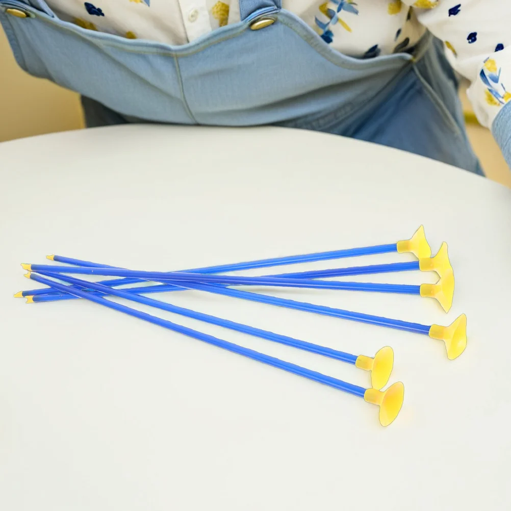 20 flechas de plástico para niños de 42 cm con ventosas, diseño ligero y seguro para actividades imaginativas en grupo de juegos, cumpleaños