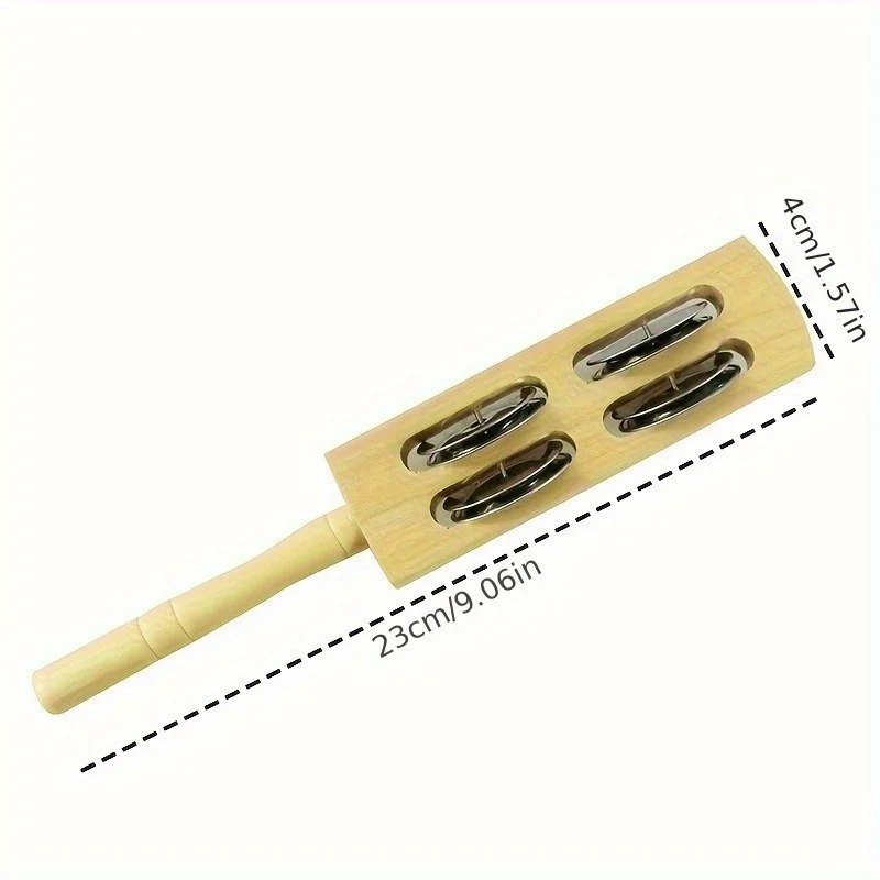 أدوات قرع للأطفال أعواد إيقاعية خشبية معدنية أدوات قرع ألعاب موسيقية تعليمية محمولة باليد تعليمية