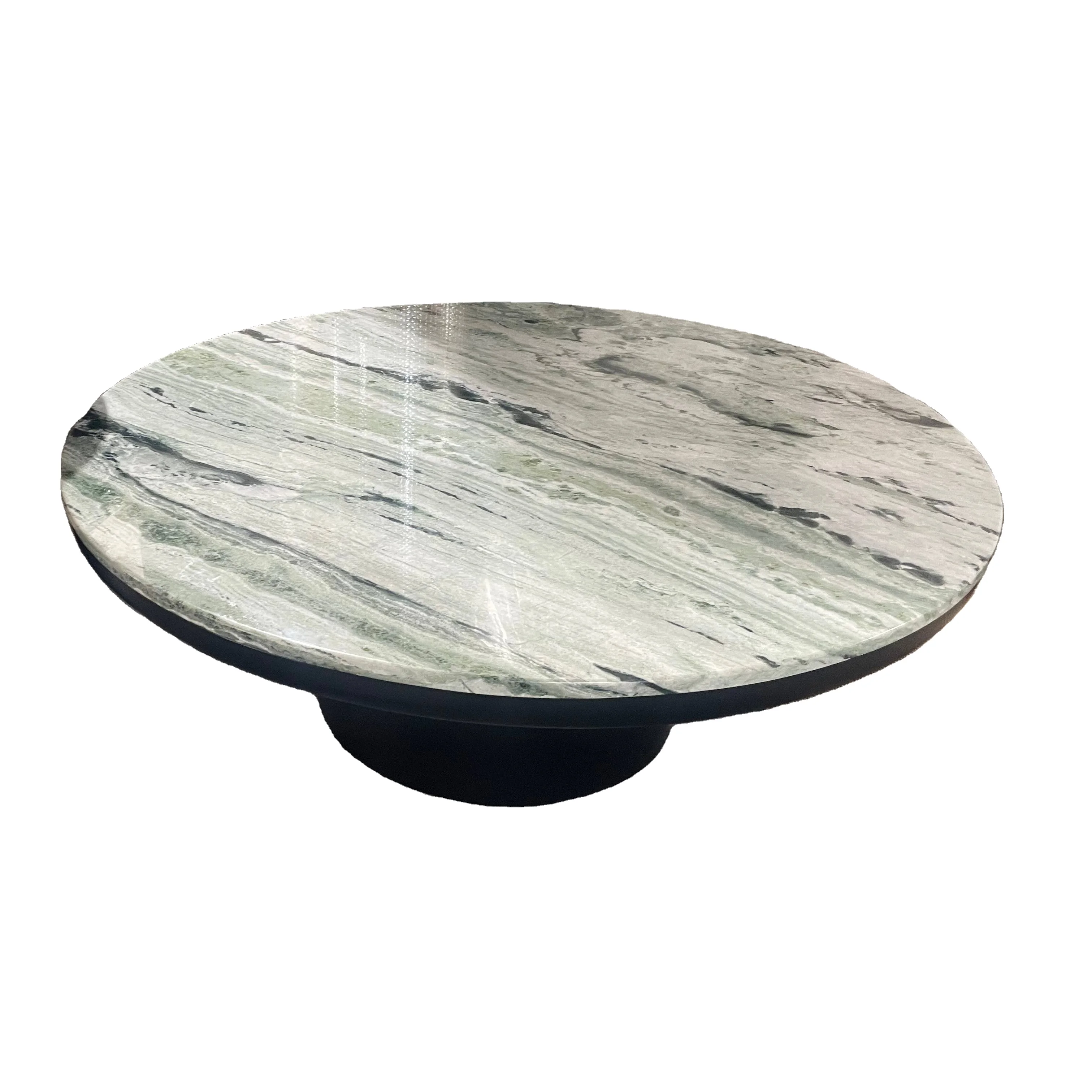 

Nordic Style Round Coffee Table With Modern Design Home Furniture With Marble Table Top Big Round River Stone Outdoor