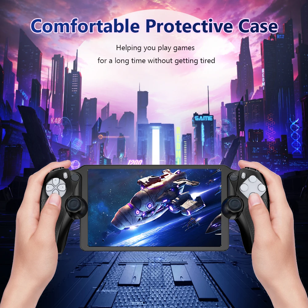 Silicone Protective Case Anti-Scratch Gaming Console Controller Sleeve Skin Anti-Drop for PS5 Portal for Playstation Portal