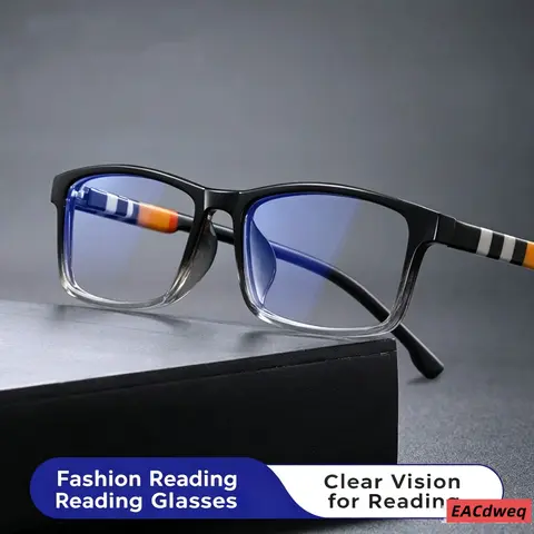 Anti-Blue Light Reading Glasses Ultra-Light Eye Protection Eyewear Unisex Elegant Comfortable Presbyopia Eyeglasses+1 To+4