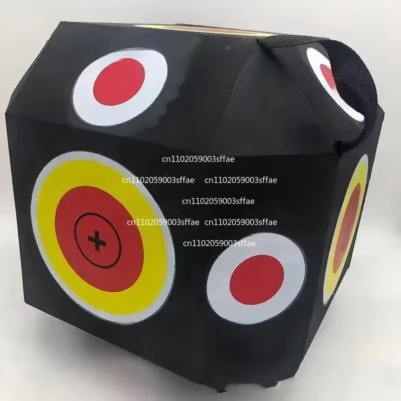 Training Eco-friendly Arrow Target Cube for Recurve Bow 38cm Portable 3D Target Dice Six-Side for Shooting Hunting Practice