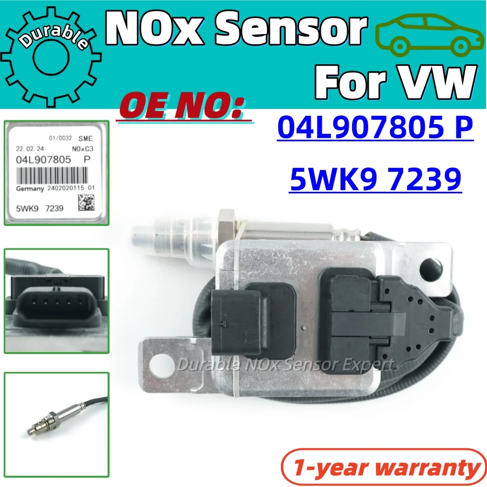 

5WK97239 04L907805P Nox Sensor for VW Tiguan Caddy 2.0TDI AUDI A3 Sportback A4 Avant A5 A6 A7 A8 Q7 04L907805 P 5WK9 7239