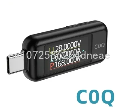 C2 เครื่องทดสอบแรงดันไฟฟ้า USB และเครื่องวัดกระแส Type-c Pass-through PD3.1 การตรวจจับ Fast Charge 48vEPR