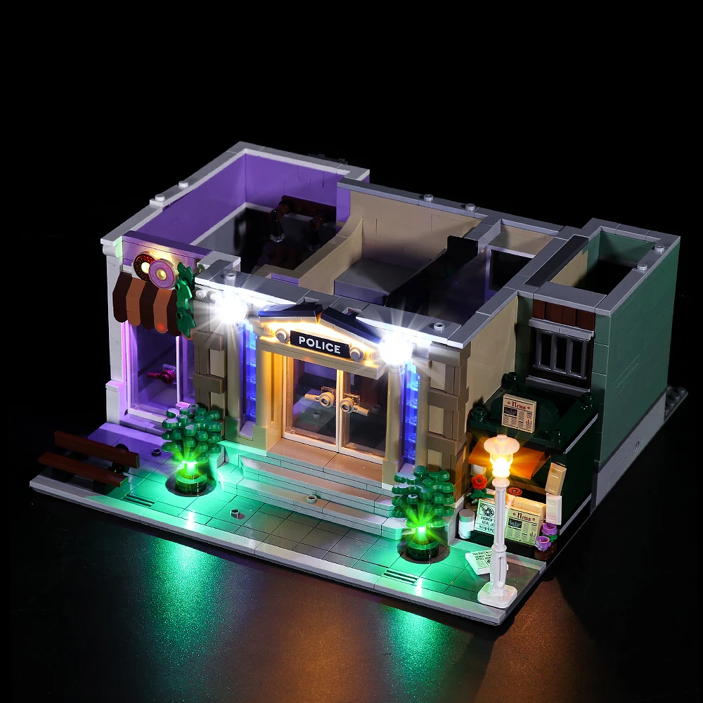 Vonado LED Light Kit for 10278 Police Station Collectible Building Blocks Set (NOT Include the Model) Bricks Toys for Children