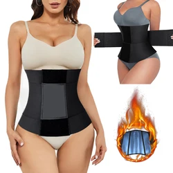 Body Shapewear Women Slimming Sheath Waist Trainer Body Shaper Flat Belly Cincher Sweat Workout Girdle Hot Modeling Belt Corset