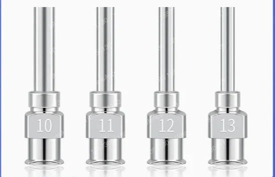 1200PCS 1/2 inch stainless steel precision dispensing needle half inch metal single tube dispensing machine needle nozzle