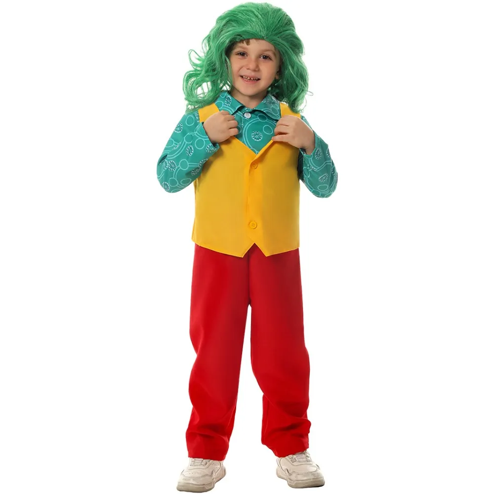 Horror Movie Clown Cosplay Costume Quinn Disguise Suits for Kids Full Set Halloween Carnival Party Performance Clothes Role Play