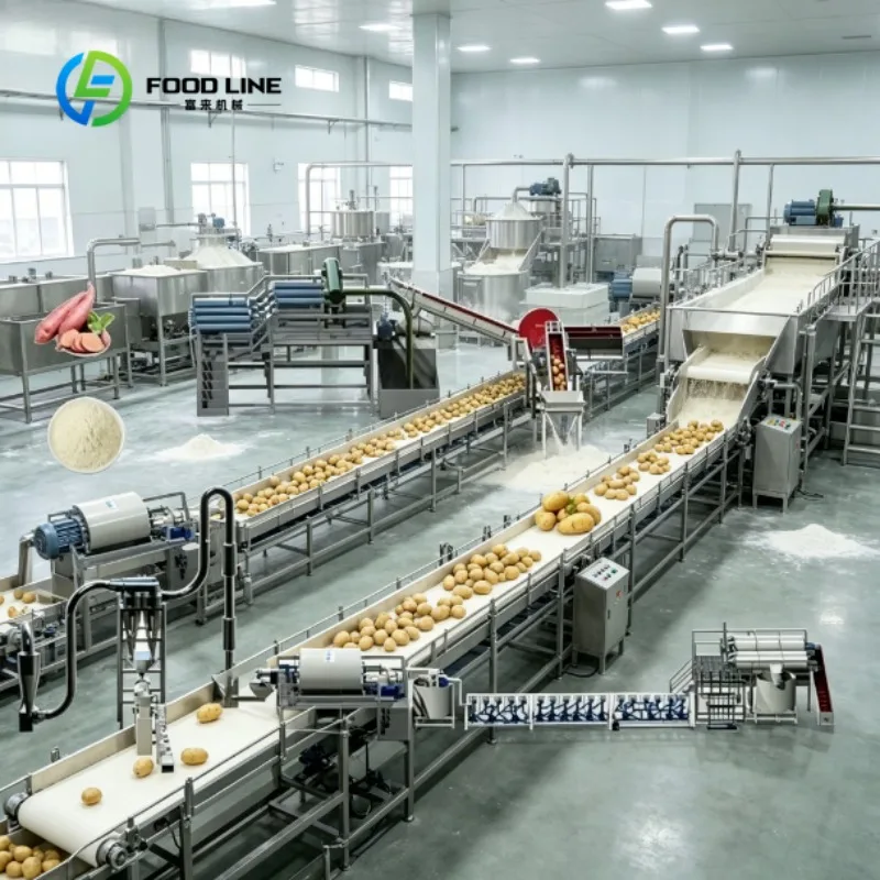 Commercial Starch Production Line Industrial Processing Equipment for Corn Cassava and Potato Starch