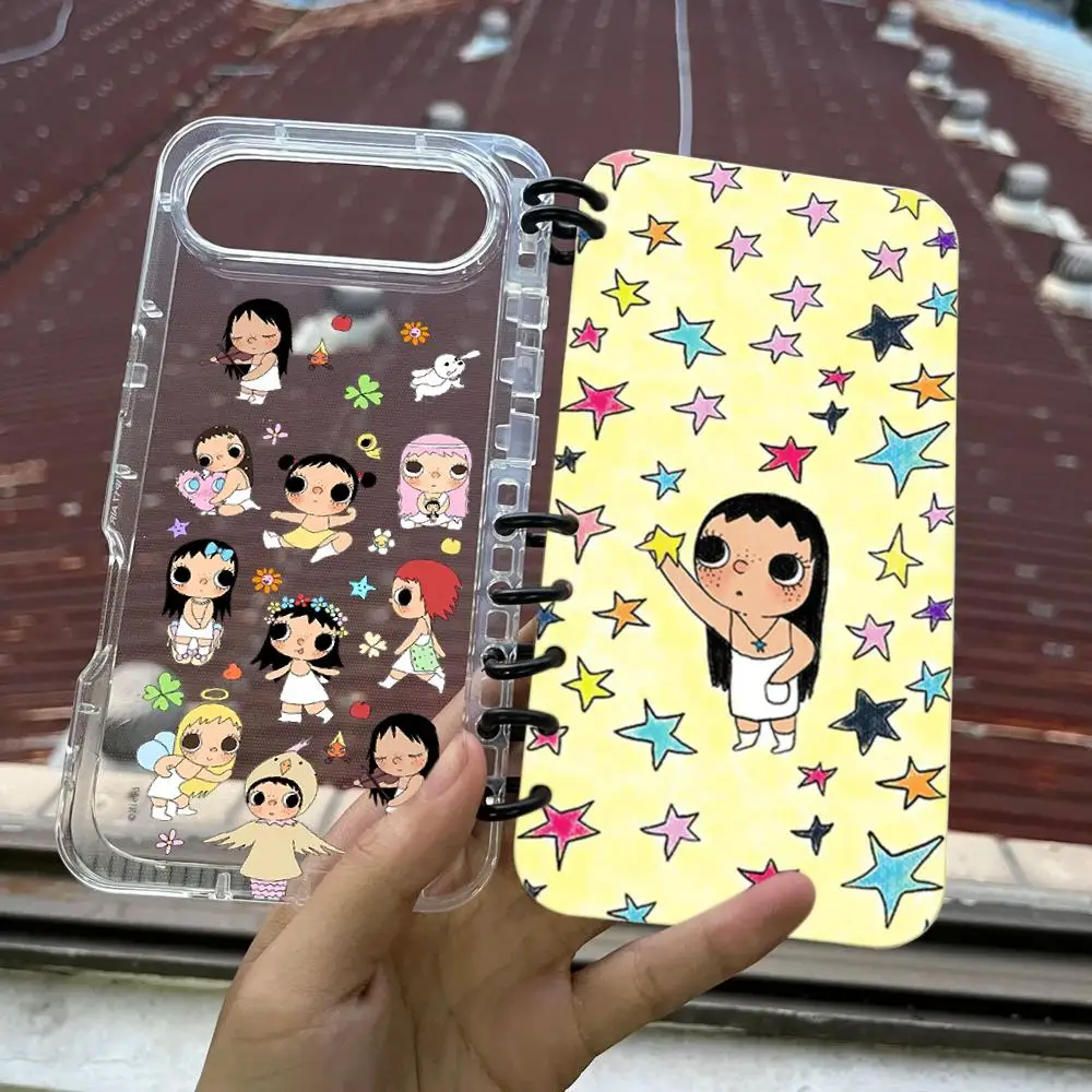 Korean Cute Little Jade Yuy Phone Case Flip-top Shell FOR IPhone 17 16 15 14 12 17Pro 15 16 Plus 13 11 Pro MAX Book Cover