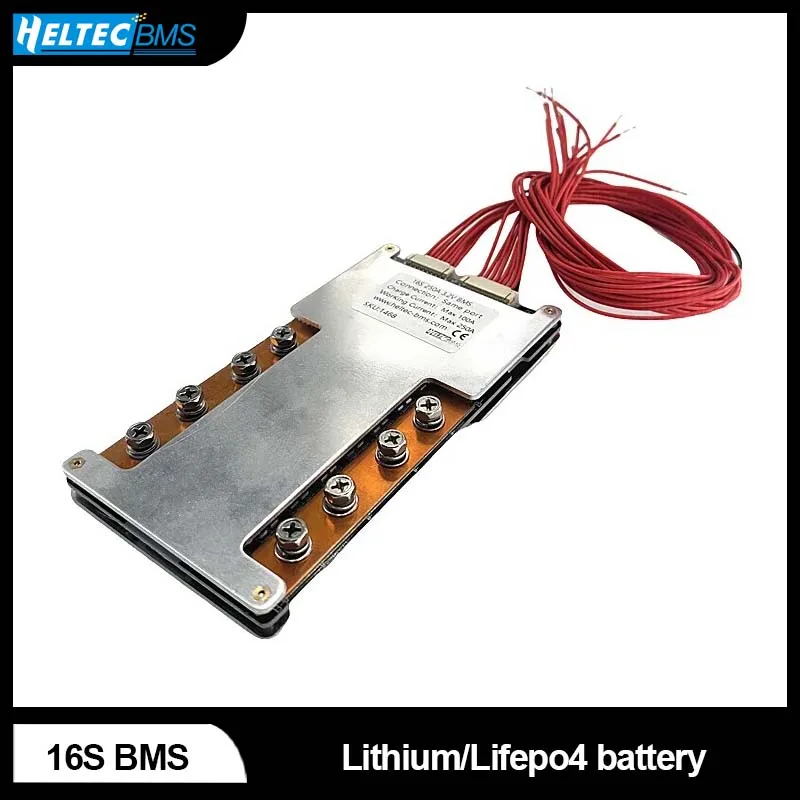 

Heltecbms bms 16s 48v lifepo4/Lipo 16s 60v 30a 50a 80a 120a 160a 200a 250a 300a 350a battery system balance for inverter bms