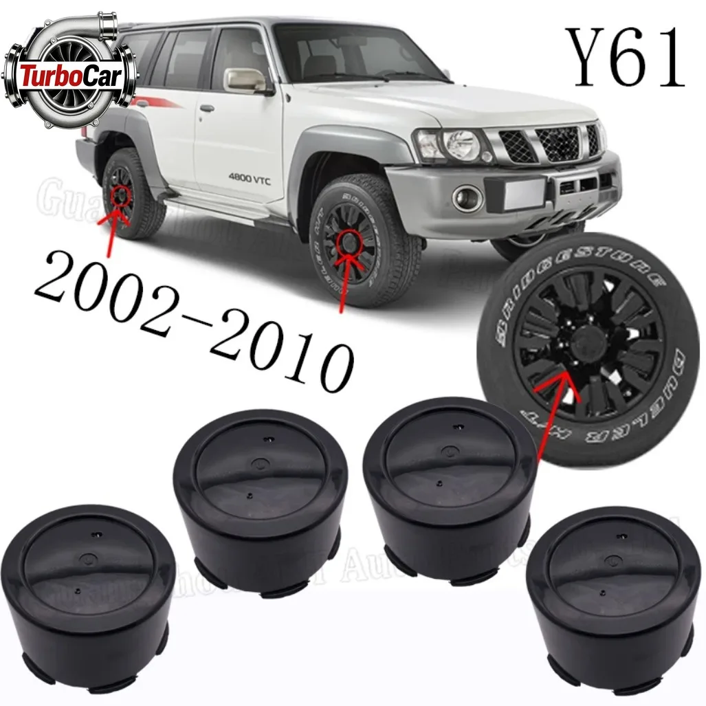 

4PCS/LOT Wheel Rim Cover Center Hub Cap For NISSAN Patrol GU Y61 40342-VC200 Replacement Hubcap Car Wheel Center Cap