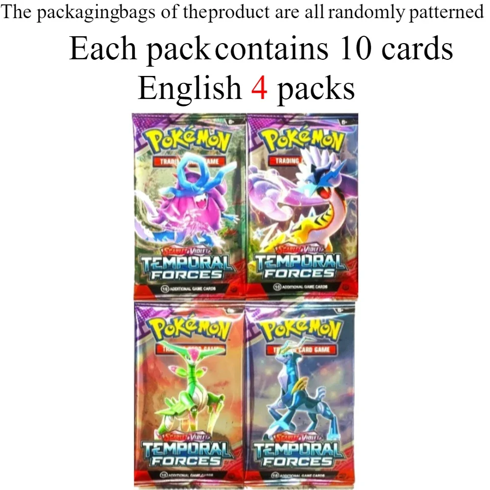 40/360 Stuks Doos Pokemon Kaart Scarlet & Violet Prismatische Evolutions Engels Booster Battle Carte Trading Collection Kaarten game card