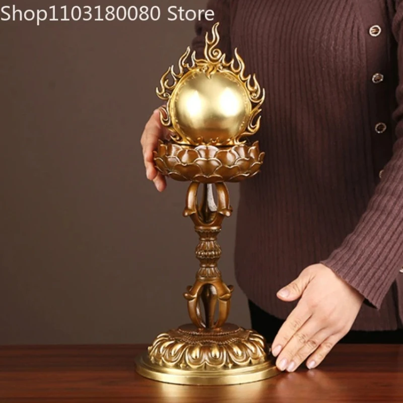 40cm Copper Manibao Good wishes beads-Mani beads Brass cinta^-maN!i sculpture