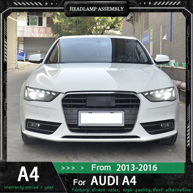 

Car Styling Headlight For AUDI A4 LED Headlights 2013-2016 A4L B8.5 Head Lamp Car Styling DRL Signal Projector Lens Automotive
