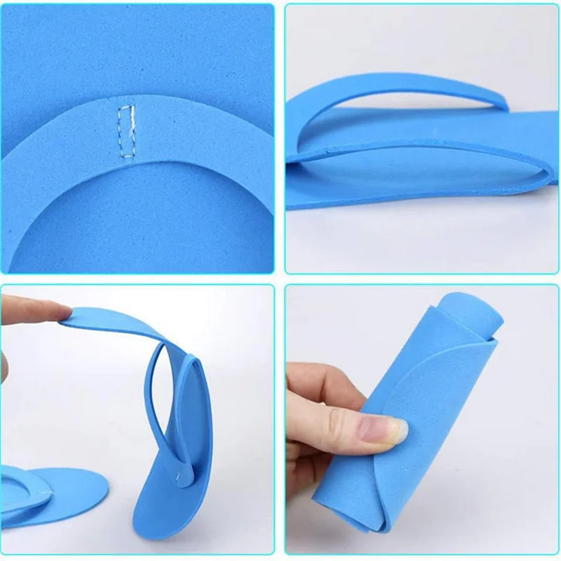 ペディキュア用使い捨てフォームスリッパ 12/24/36ペア ランダムカラー ビーチサンダル フットケアスリッパ サロン スパ ホテル ゲスト用