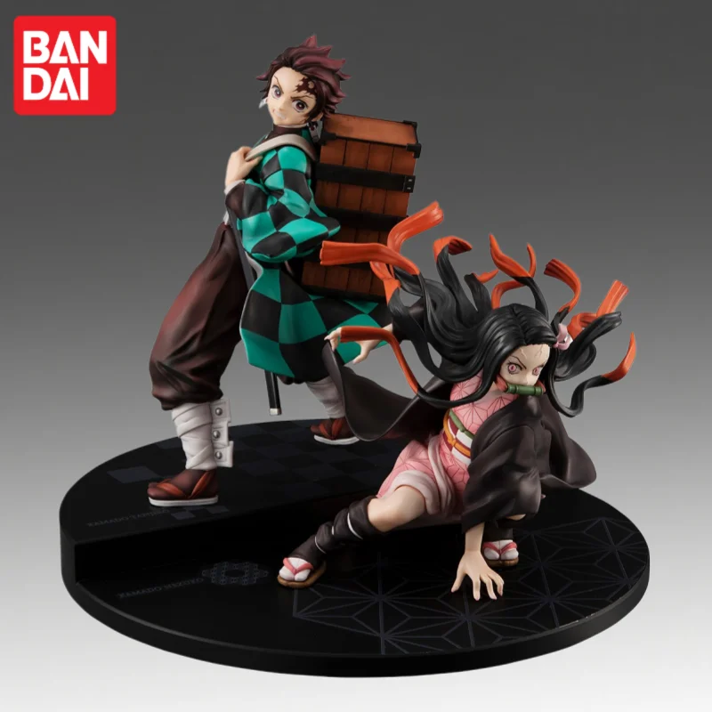 

В наличии: Оригинальная фигурка Bandai Demon Slayer Megahouse Камадо Танджиро и Камадо Нэзуко, новая, в коробке, коллекционная модель.