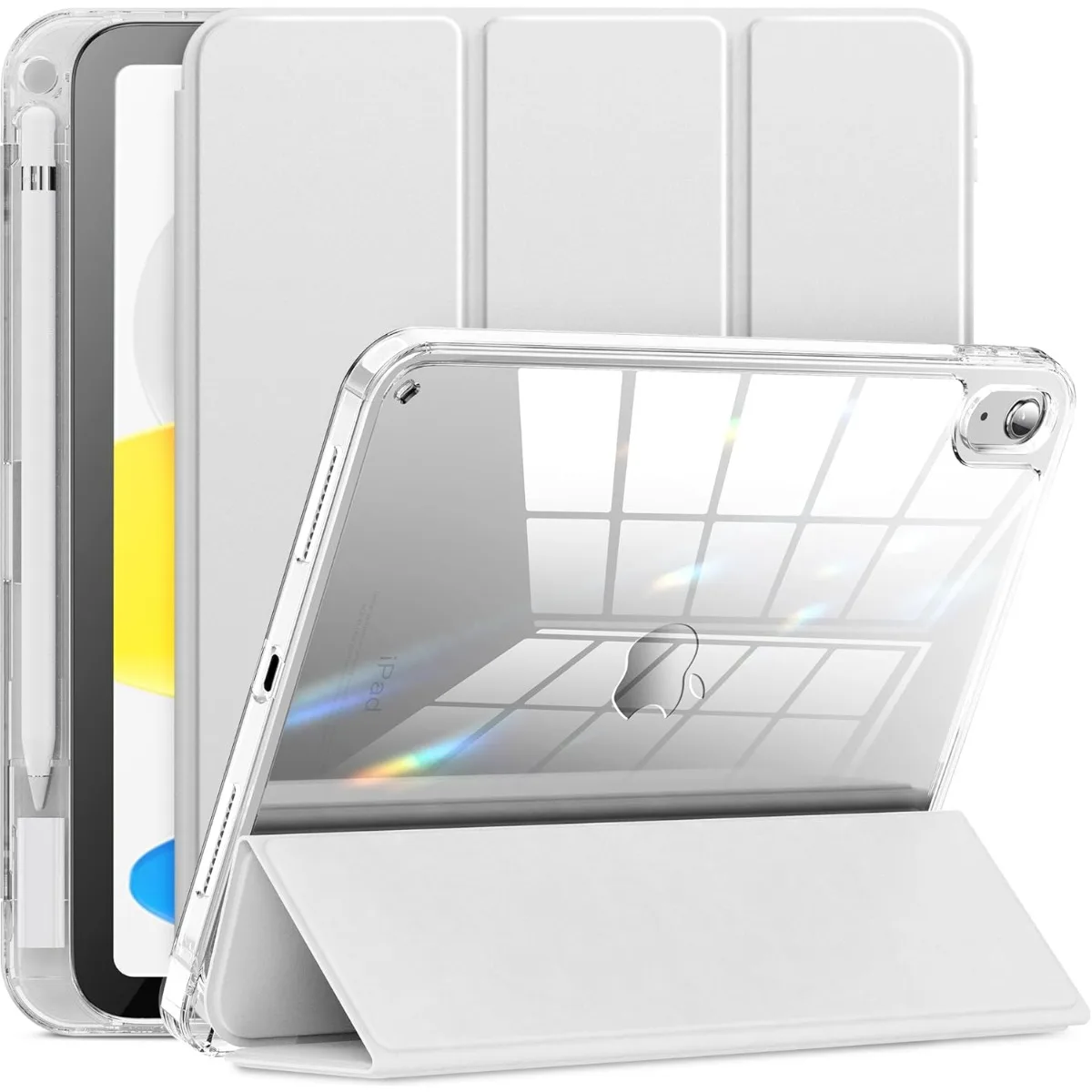 Compatible with iPad (A16) 11th Generation 11 Inch 2025 Case, iPad 10th Case 2022 10.9 Inch 2022, Crystal Clear with for Pencil