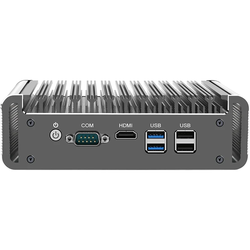 4-Port J4125 Soft Route I211/2.5G Network Card Mini-Host Fan-Free Energy-Saving Computer