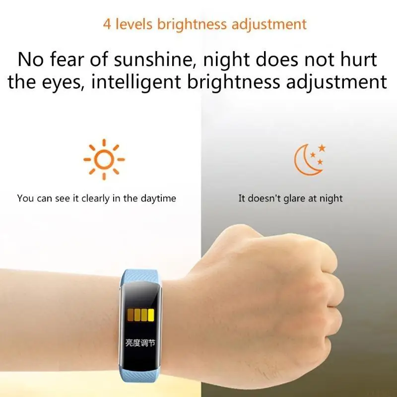 

B03F C5 Fitness Activity Pedometer Watch with Heart Rate Monitor 1 PC