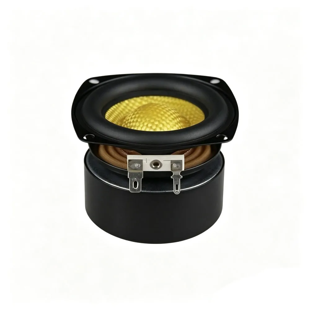 AUIN 1 Stück 3 Zoll 4/8 Ohm 25-50W Tieftöner Lautsprecher Fiberglas High Stroke Power HiFi DIY Bluetooth Bass-Lautsprecher – Detail 6